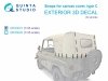 Quinta Studio QR43001 Straps for cancas cover, type С 1/43